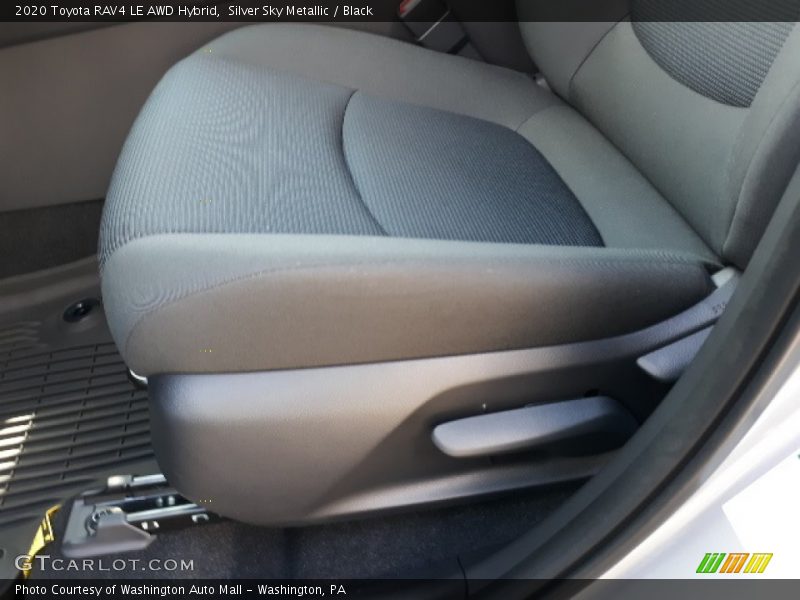 Silver Sky Metallic / Black 2020 Toyota RAV4 LE AWD Hybrid