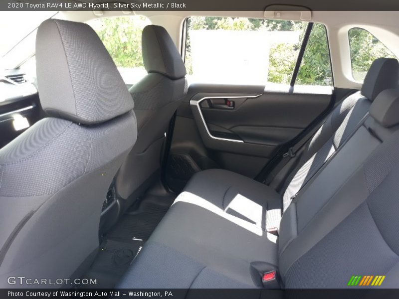 Silver Sky Metallic / Black 2020 Toyota RAV4 LE AWD Hybrid