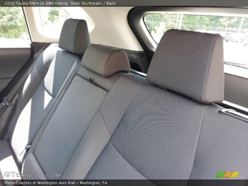 Silver Sky Metallic / Black 2020 Toyota RAV4 LE AWD Hybrid