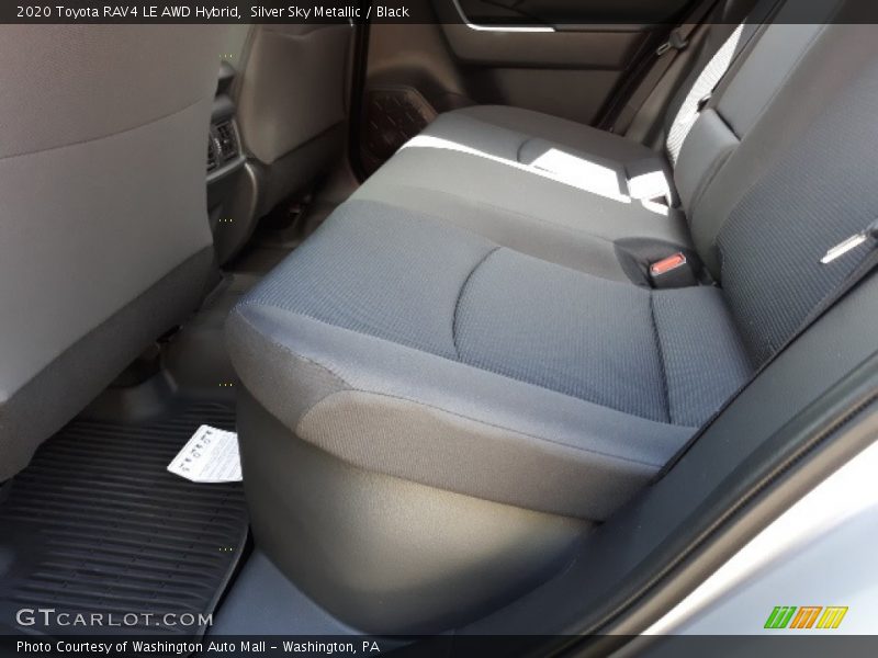 Silver Sky Metallic / Black 2020 Toyota RAV4 LE AWD Hybrid