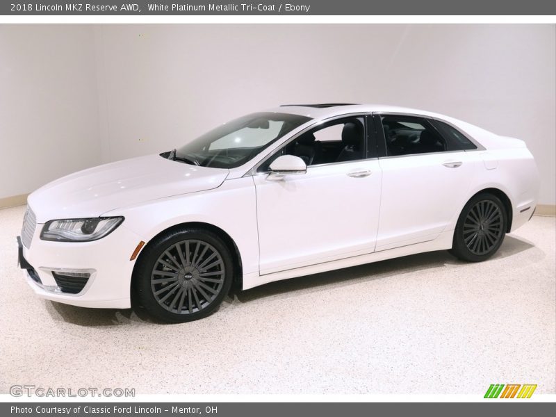  2018 MKZ Reserve AWD White Platinum Metallic Tri-Coat