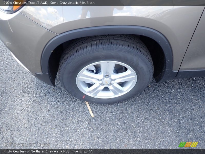 Stone Gray Metallic / Jet Black 2020 Chevrolet Trax LT AWD