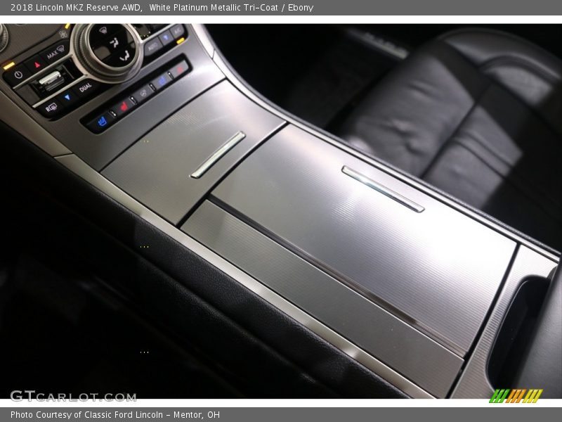 White Platinum Metallic Tri-Coat / Ebony 2018 Lincoln MKZ Reserve AWD