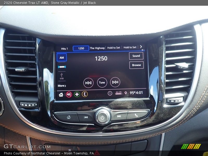 Stone Gray Metallic / Jet Black 2020 Chevrolet Trax LT AWD