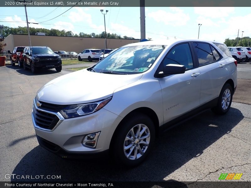 Silver Ice Metallic / Ash Gray 2020 Chevrolet Equinox LS AWD