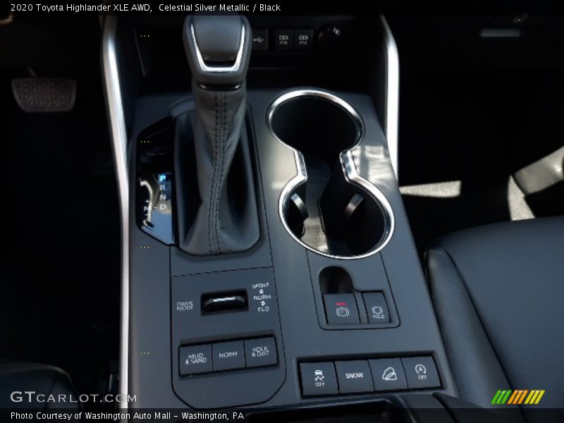 Celestial Silver Metallic / Black 2020 Toyota Highlander XLE AWD
