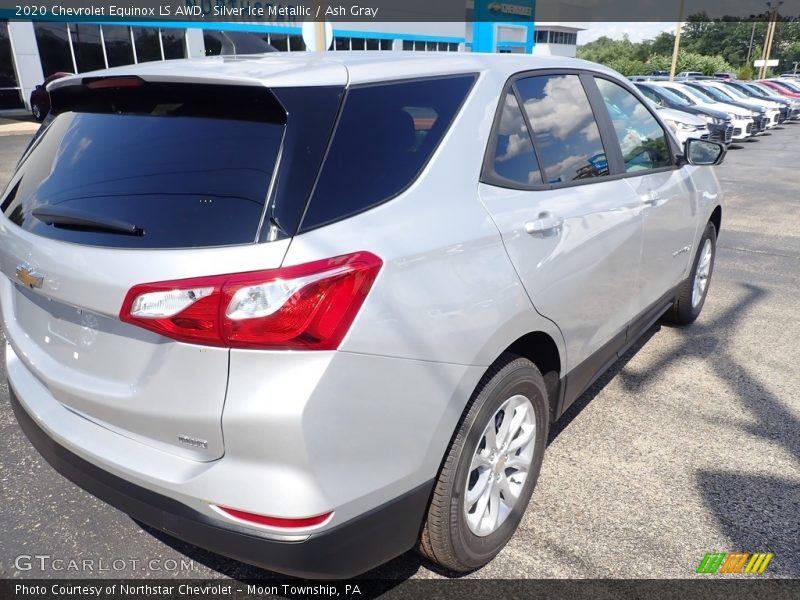 Silver Ice Metallic / Ash Gray 2020 Chevrolet Equinox LS AWD