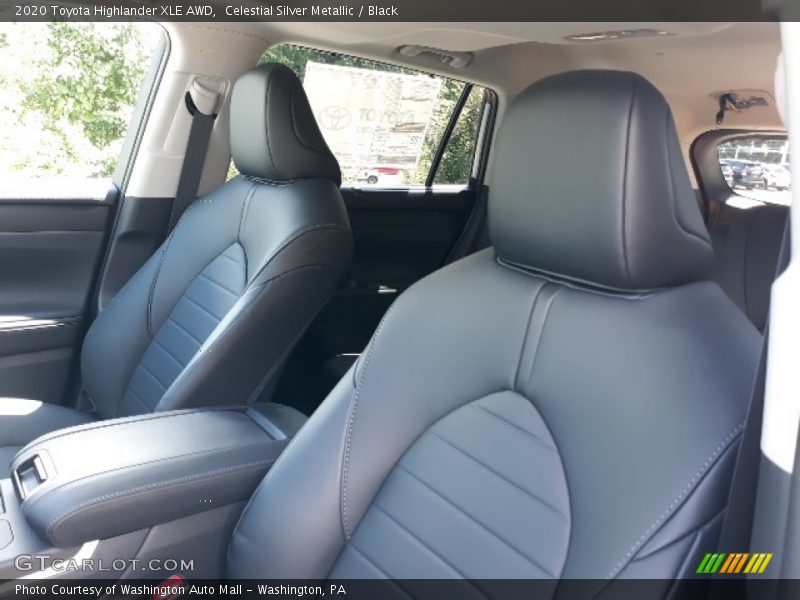 Celestial Silver Metallic / Black 2020 Toyota Highlander XLE AWD