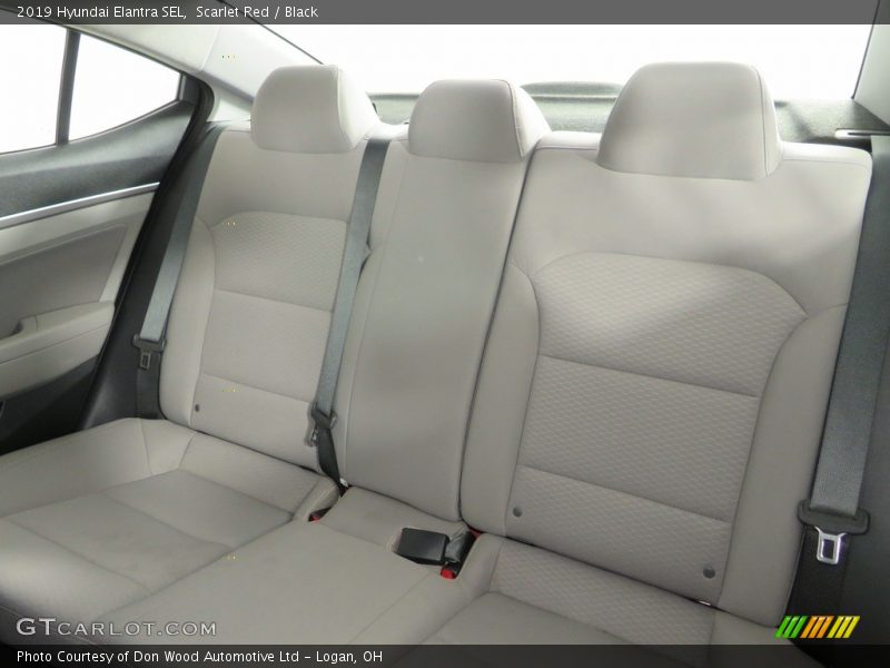 Scarlet Red / Black 2019 Hyundai Elantra SEL