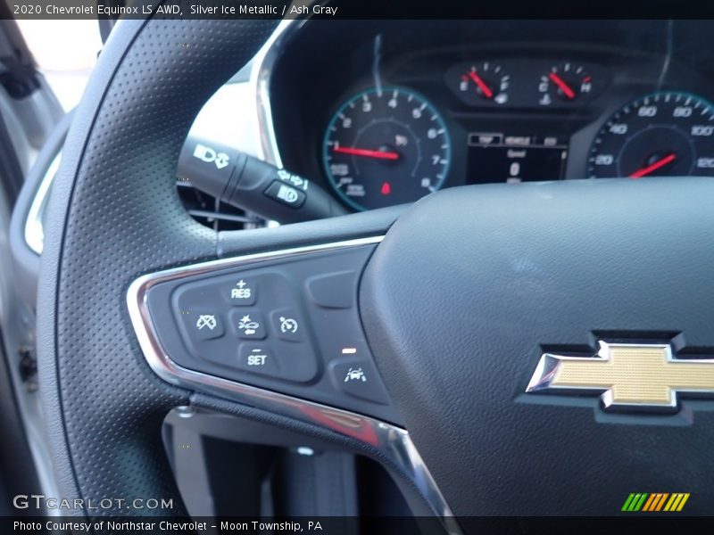 Silver Ice Metallic / Ash Gray 2020 Chevrolet Equinox LS AWD