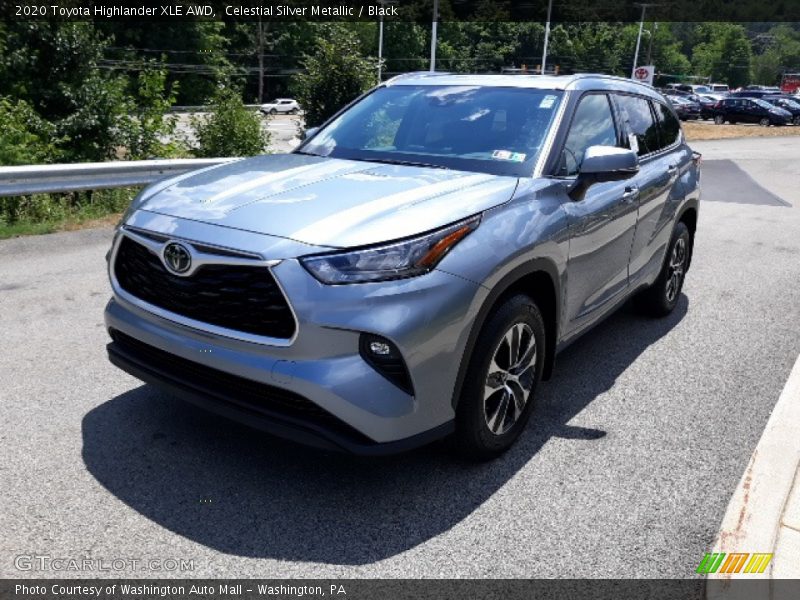 Celestial Silver Metallic / Black 2020 Toyota Highlander XLE AWD