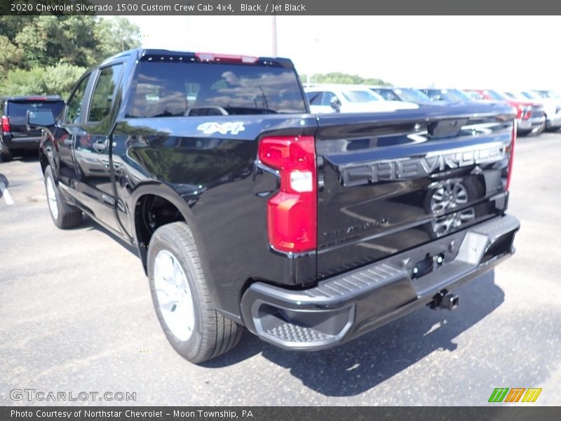 Black / Jet Black 2020 Chevrolet Silverado 1500 Custom Crew Cab 4x4