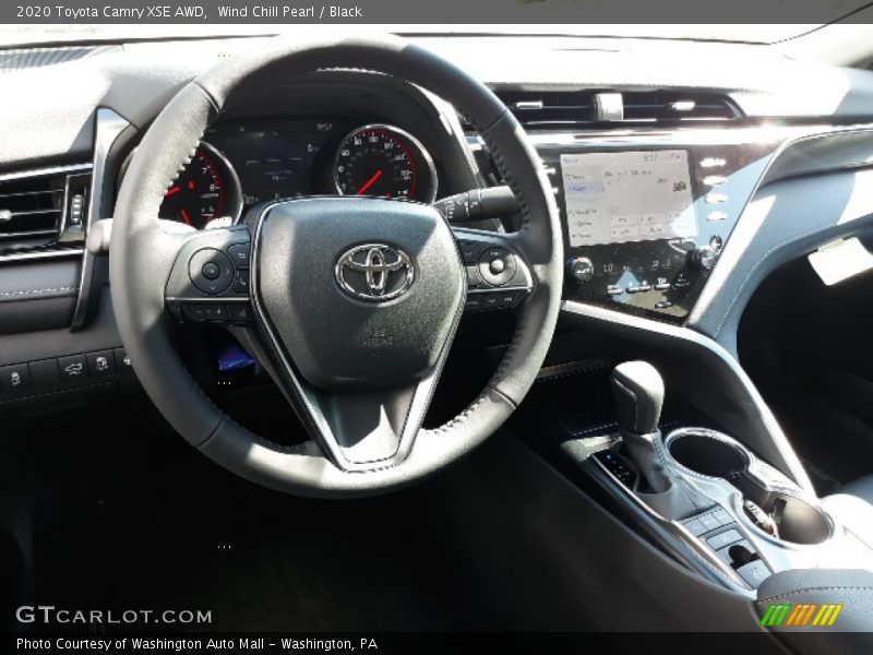 Wind Chill Pearl / Black 2020 Toyota Camry XSE AWD