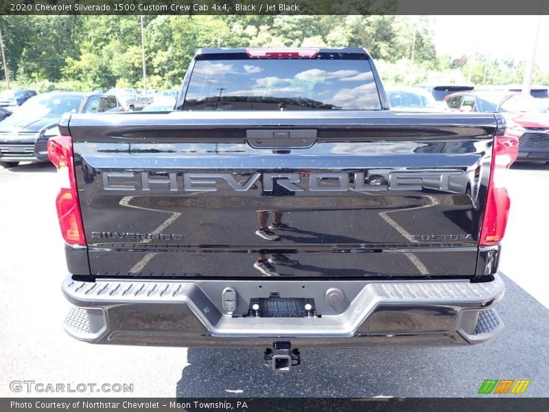 Black / Jet Black 2020 Chevrolet Silverado 1500 Custom Crew Cab 4x4