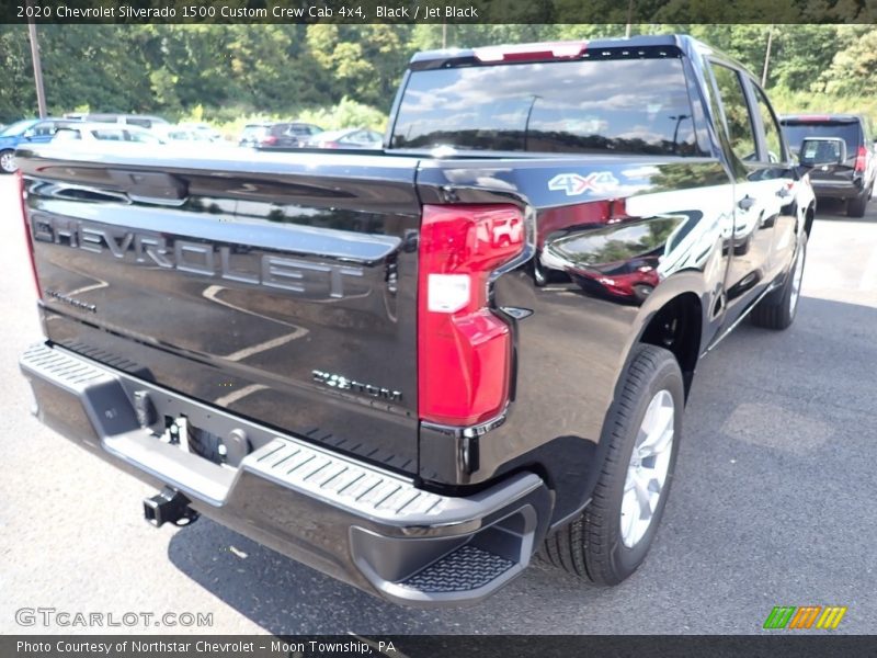 Black / Jet Black 2020 Chevrolet Silverado 1500 Custom Crew Cab 4x4