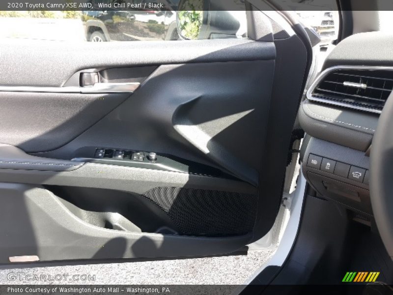 Wind Chill Pearl / Black 2020 Toyota Camry XSE AWD