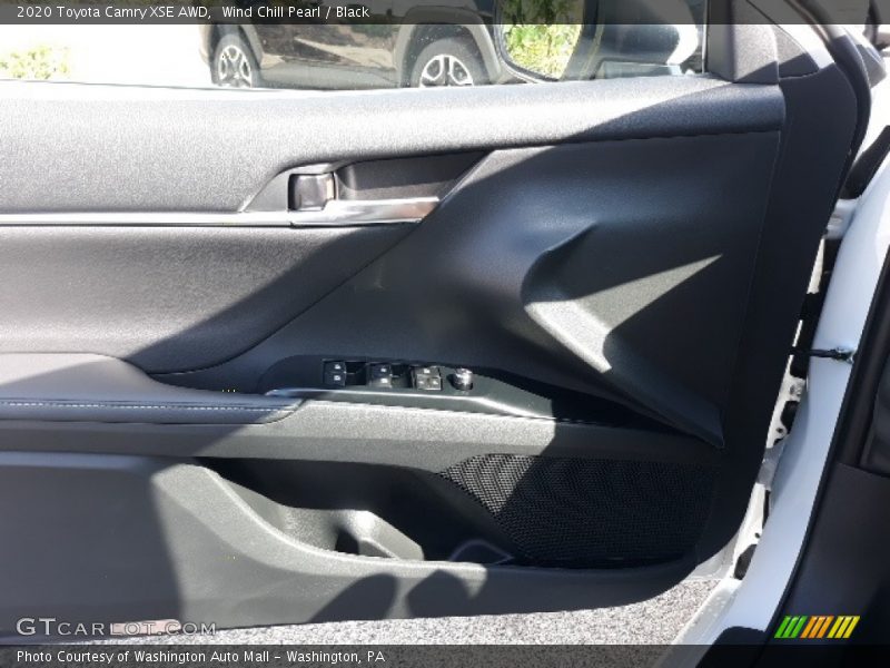 Wind Chill Pearl / Black 2020 Toyota Camry XSE AWD