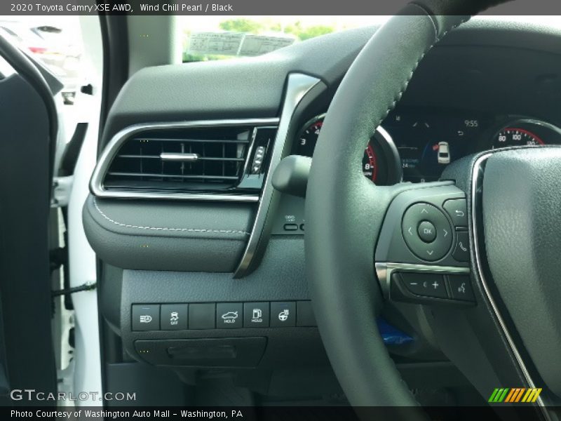 Wind Chill Pearl / Black 2020 Toyota Camry XSE AWD