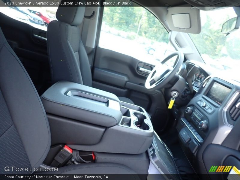 Black / Jet Black 2020 Chevrolet Silverado 1500 Custom Crew Cab 4x4