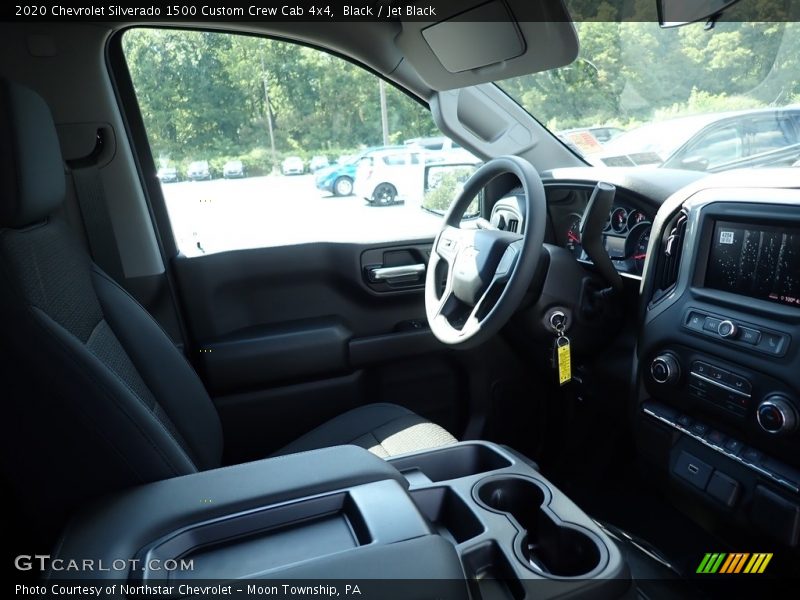 Black / Jet Black 2020 Chevrolet Silverado 1500 Custom Crew Cab 4x4