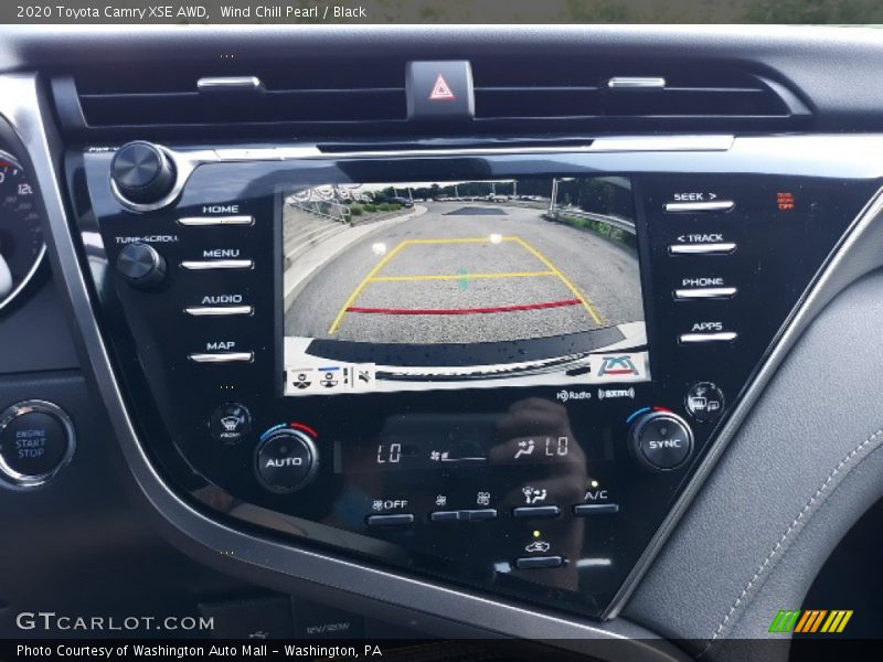 Wind Chill Pearl / Black 2020 Toyota Camry XSE AWD