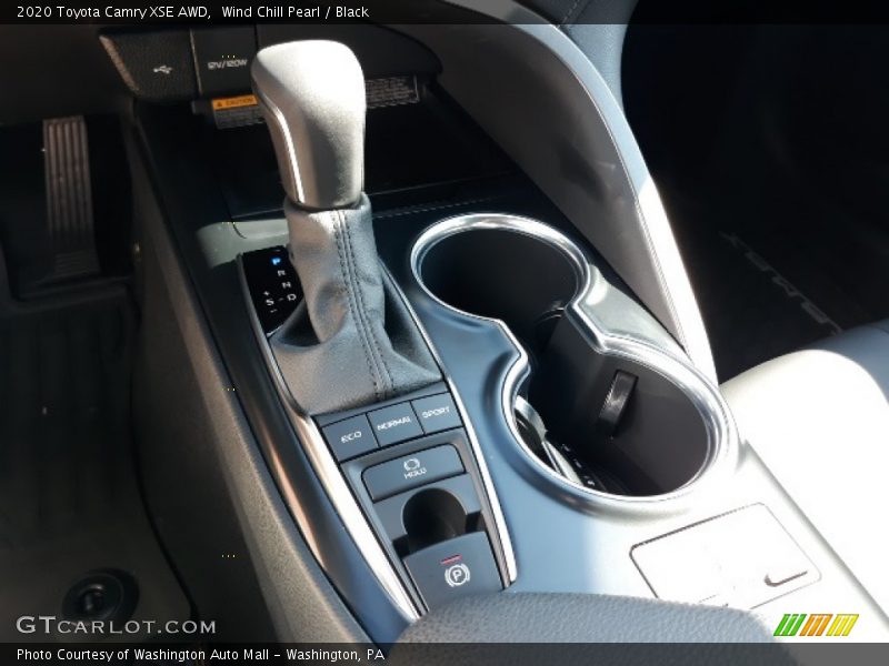 Wind Chill Pearl / Black 2020 Toyota Camry XSE AWD