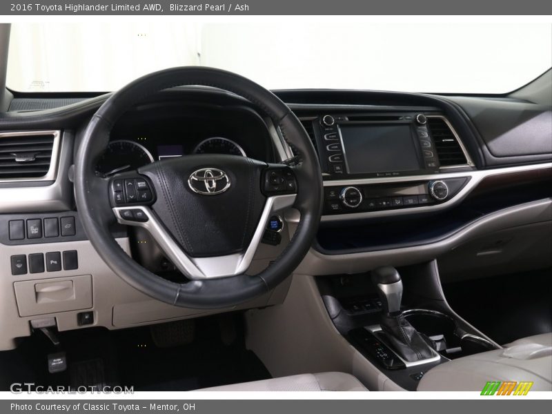 Blizzard Pearl / Ash 2016 Toyota Highlander Limited AWD