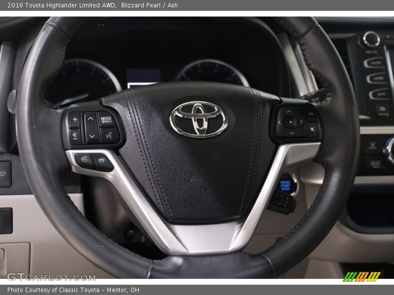 Blizzard Pearl / Ash 2016 Toyota Highlander Limited AWD