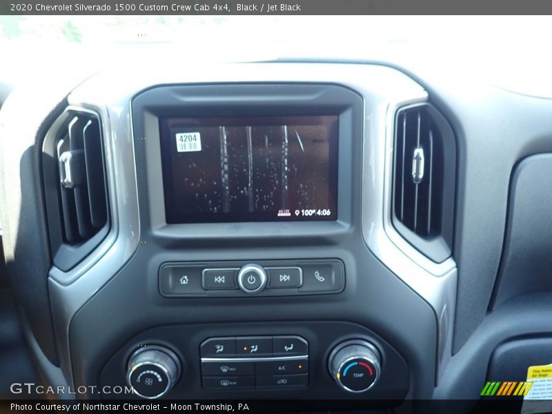 Black / Jet Black 2020 Chevrolet Silverado 1500 Custom Crew Cab 4x4