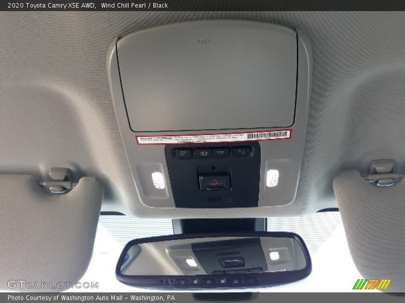 Wind Chill Pearl / Black 2020 Toyota Camry XSE AWD