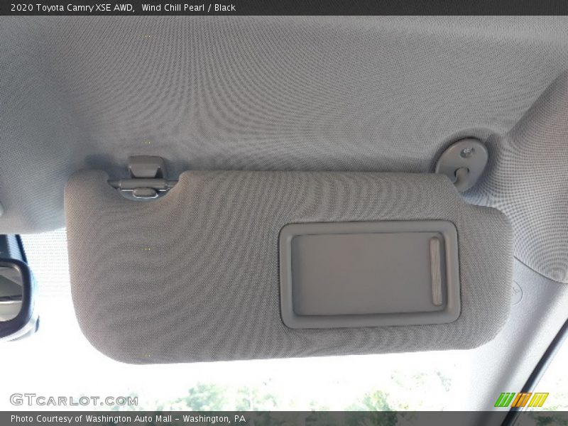 Wind Chill Pearl / Black 2020 Toyota Camry XSE AWD