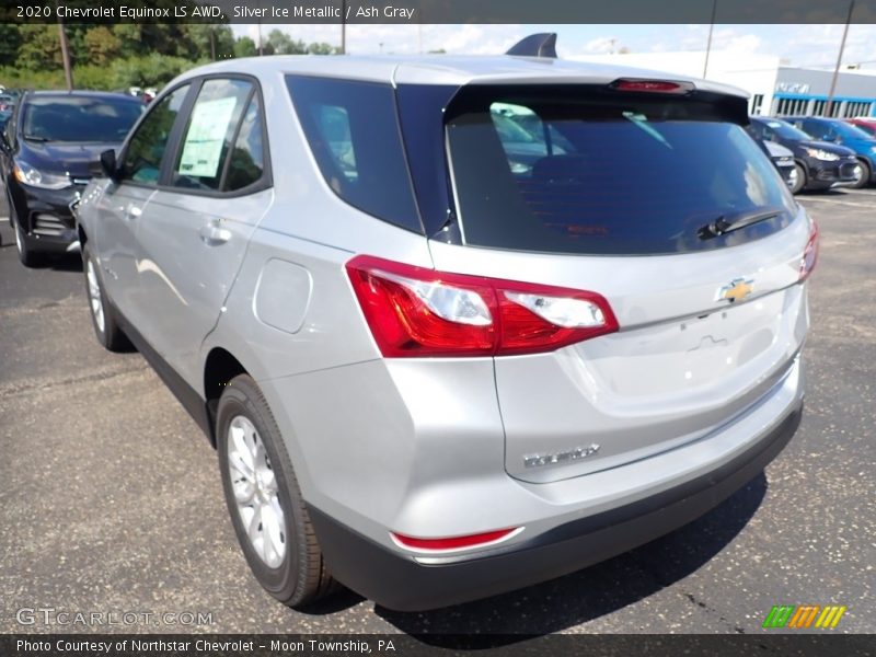 Silver Ice Metallic / Ash Gray 2020 Chevrolet Equinox LS AWD