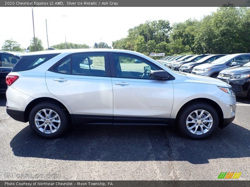 Silver Ice Metallic / Ash Gray 2020 Chevrolet Equinox LS AWD
