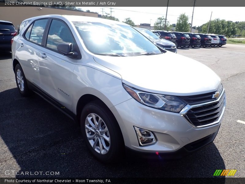 Silver Ice Metallic / Ash Gray 2020 Chevrolet Equinox LS AWD