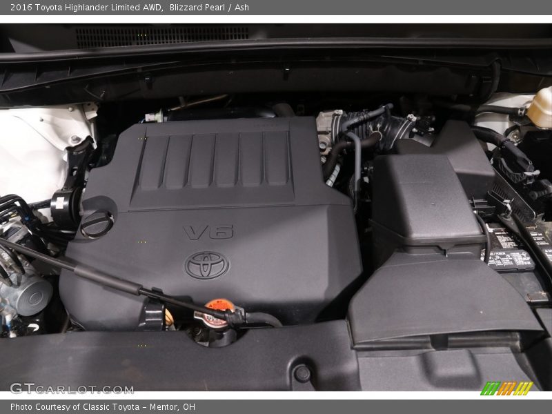 Blizzard Pearl / Ash 2016 Toyota Highlander Limited AWD