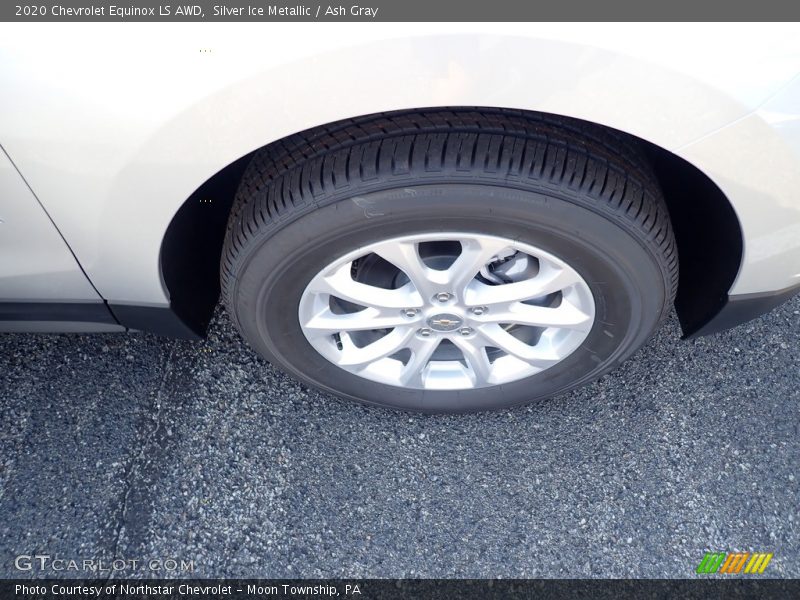 Silver Ice Metallic / Ash Gray 2020 Chevrolet Equinox LS AWD