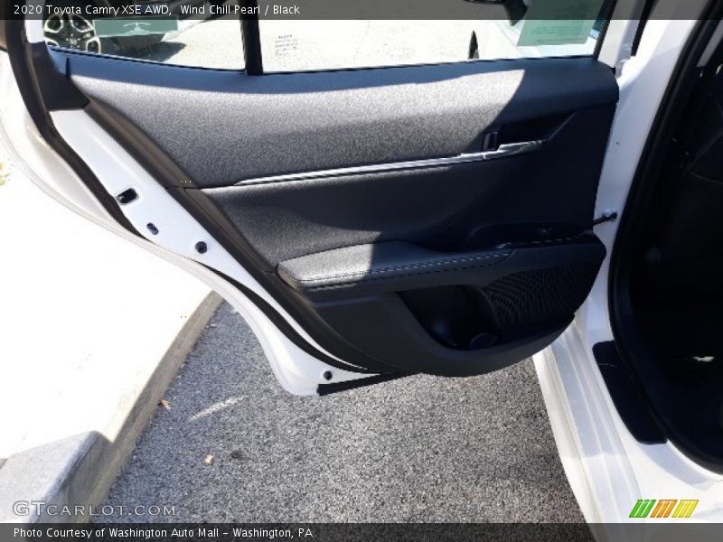Wind Chill Pearl / Black 2020 Toyota Camry XSE AWD