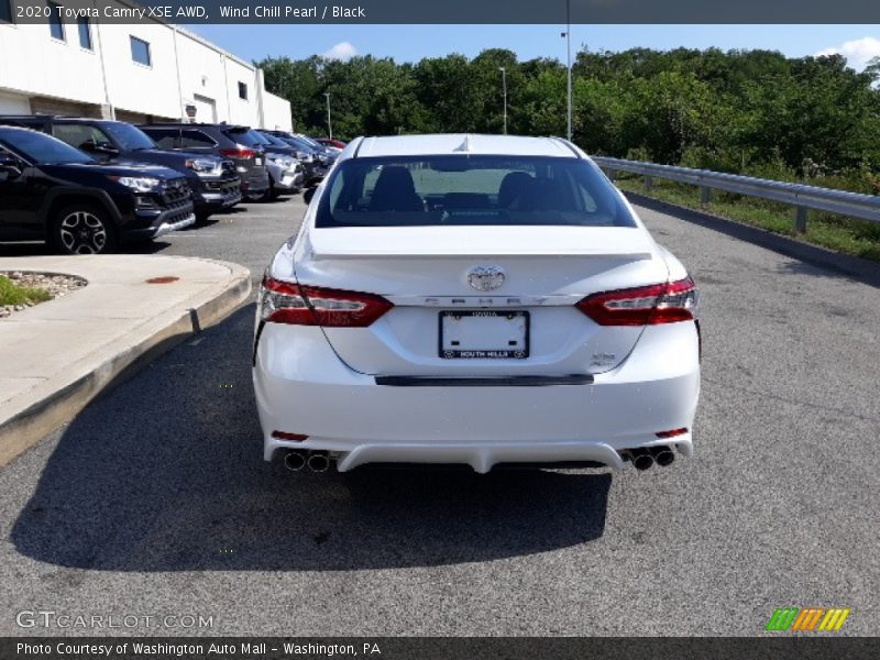 Wind Chill Pearl / Black 2020 Toyota Camry XSE AWD