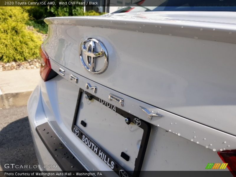 Wind Chill Pearl / Black 2020 Toyota Camry XSE AWD