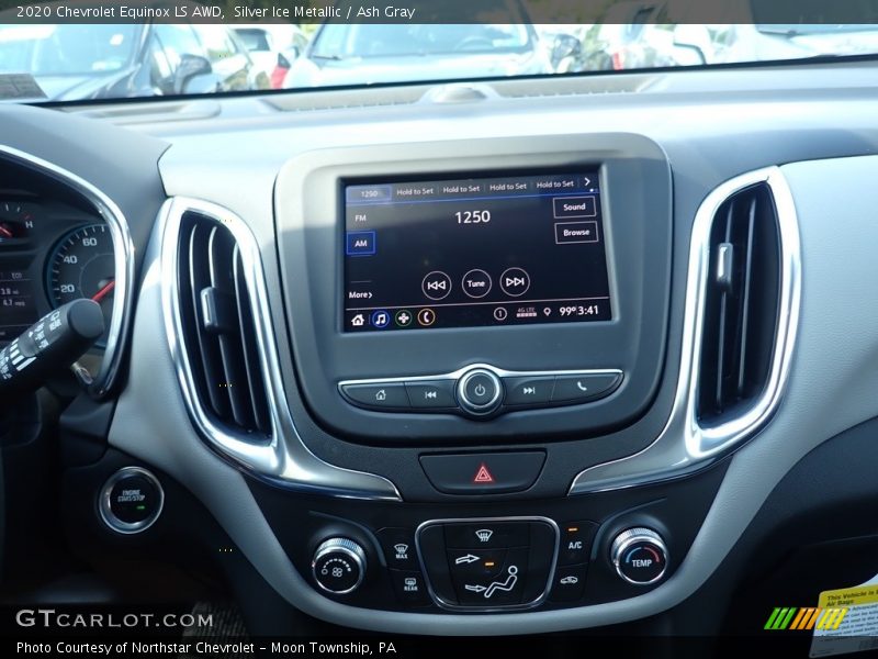 Silver Ice Metallic / Ash Gray 2020 Chevrolet Equinox LS AWD
