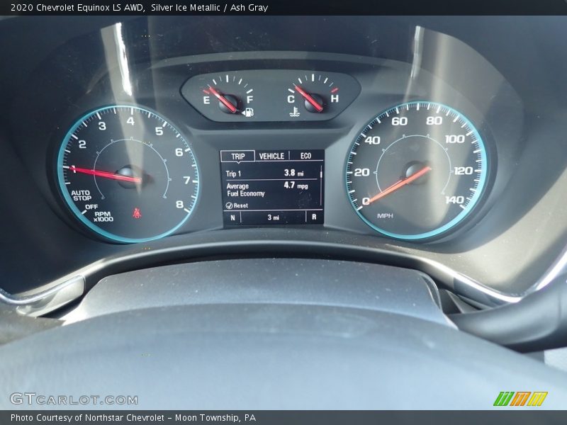 Silver Ice Metallic / Ash Gray 2020 Chevrolet Equinox LS AWD