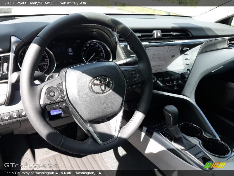 Super White / Ash 2020 Toyota Camry SE AWD