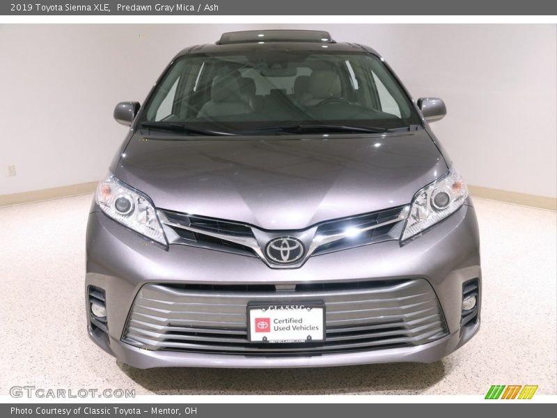 Predawn Gray Mica / Ash 2019 Toyota Sienna XLE