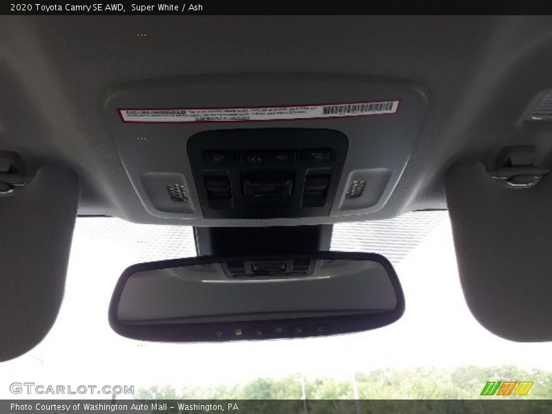 Super White / Ash 2020 Toyota Camry SE AWD