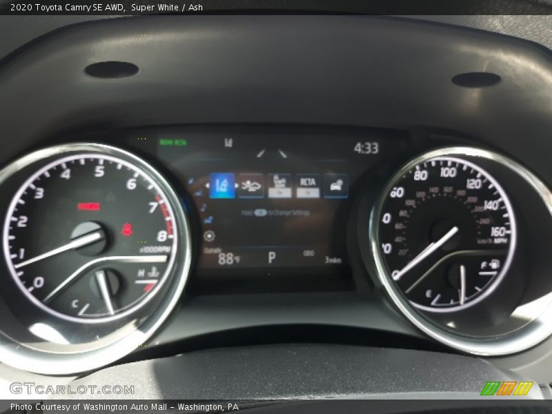 Super White / Ash 2020 Toyota Camry SE AWD