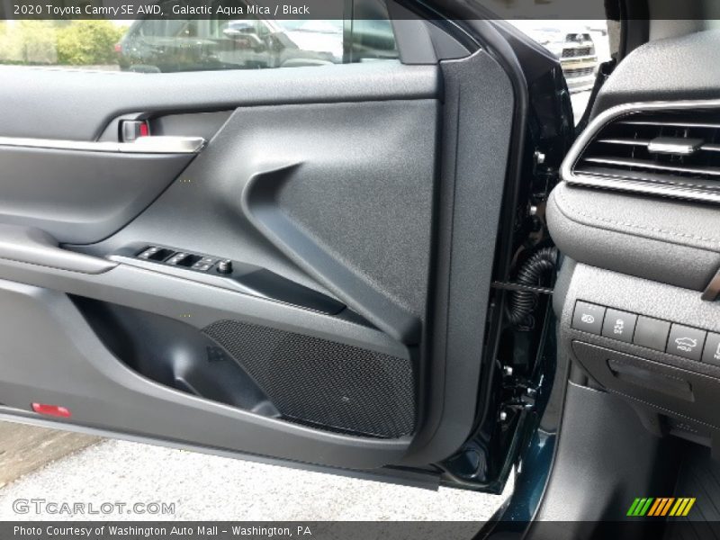 Galactic Aqua Mica / Black 2020 Toyota Camry SE AWD