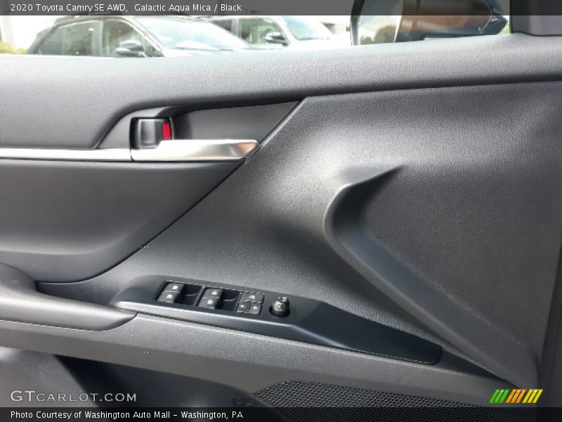 Galactic Aqua Mica / Black 2020 Toyota Camry SE AWD