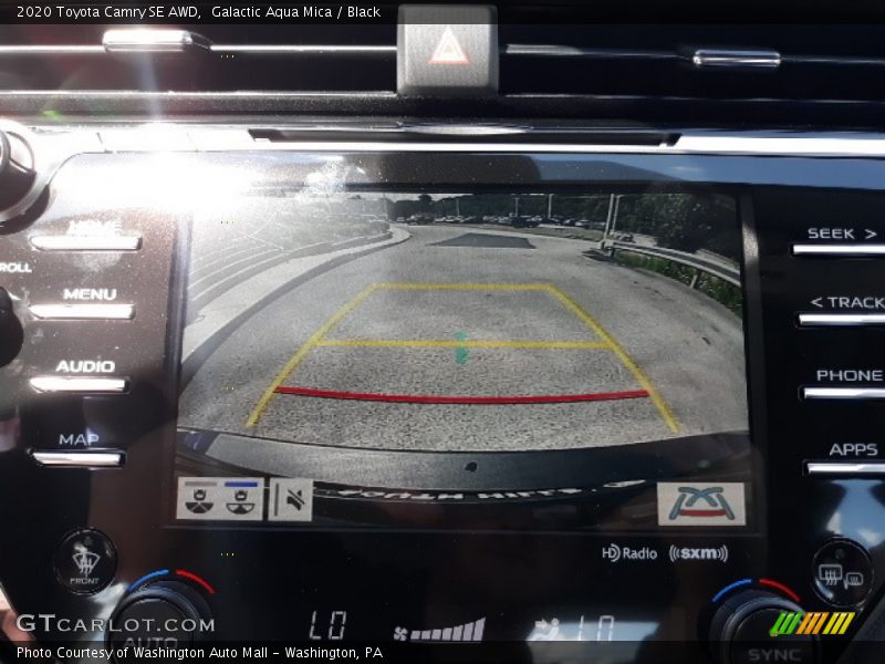 Galactic Aqua Mica / Black 2020 Toyota Camry SE AWD