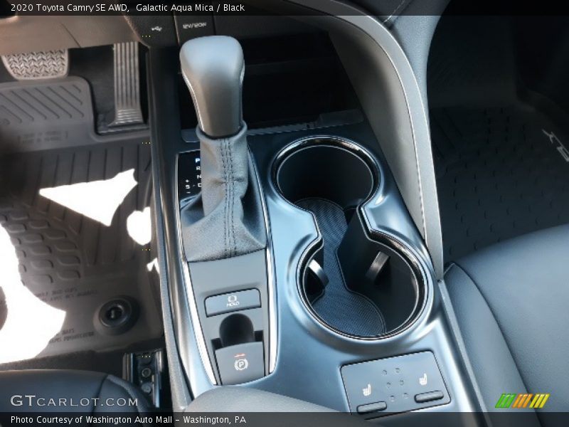 Galactic Aqua Mica / Black 2020 Toyota Camry SE AWD