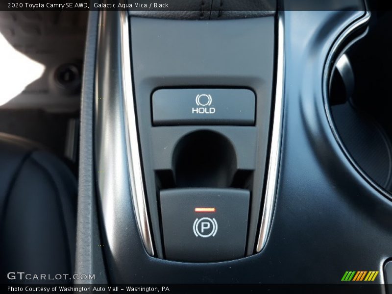 Galactic Aqua Mica / Black 2020 Toyota Camry SE AWD